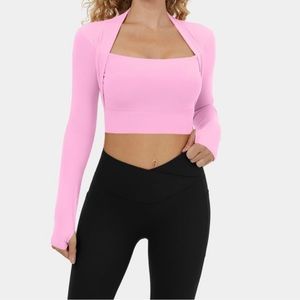 Pink Workout Top - Halara